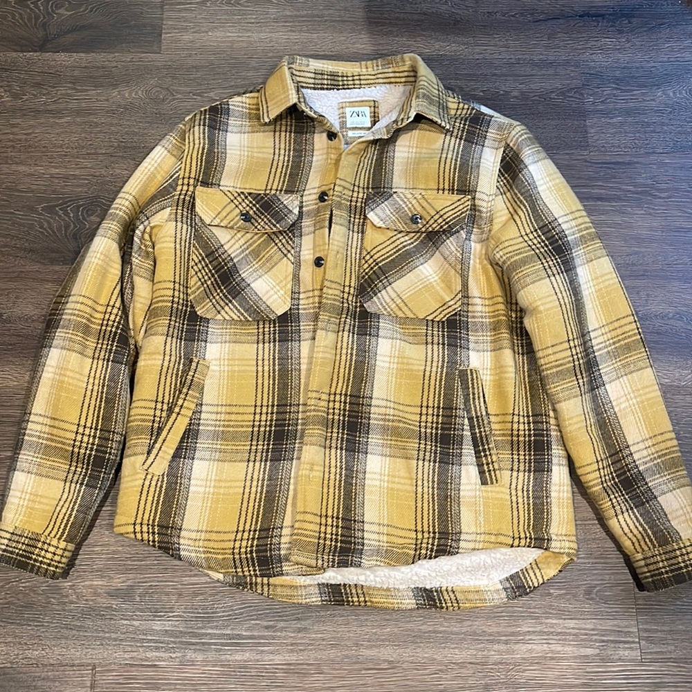 Zara Mens Sherpa Jacket